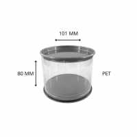 Tubox PET 101x80 Tampa PRATA - C/ 12 UND